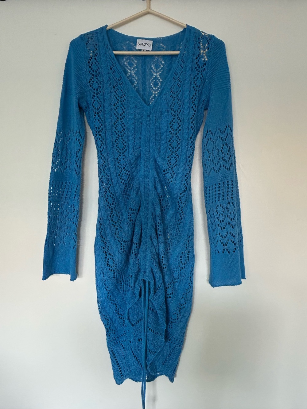 SNDYS Fate mini dress Blue Sz S - Picture 3 of 16